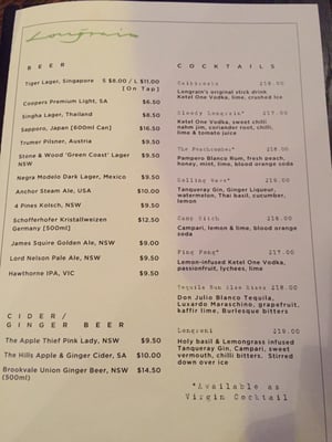 Menu photo 3 Longrain Restaurant & Bar Surry Hills, NSW Menu photo 3 Longrain Restaurant & Bar Surry Hills, NSW