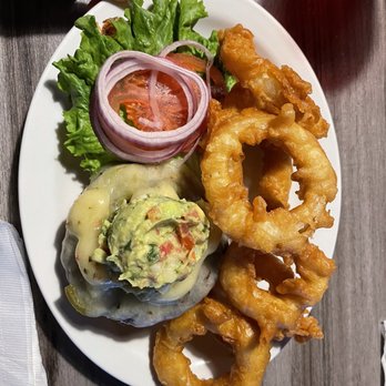 Hideaway Bar & Grill - Burger with a side of onion rings! - Bars Near Me - Castle Rock, Colorado Hideaway Bar & Grill - Burger with a side of onion rings! - Bars Near Me - Castle Rock, Colorado