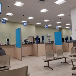Massachusetts Registery of Motor Vehicles - Plenty of seats. Not all windows were open