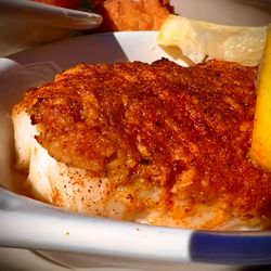 Corky Bell's Seafood - Crab stuffed fish filet