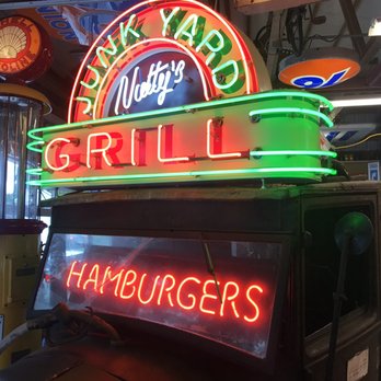 Nuttys junkyard Grill - Wonderful placement of the art - American Near Me - Arlington, Washington