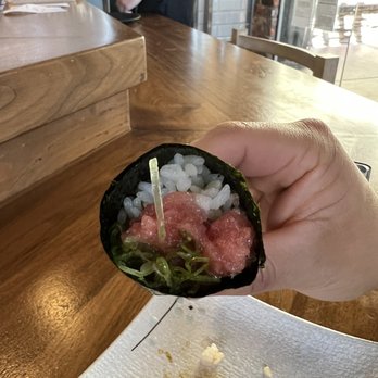 Himitsu - Negi Toro hand roll - Sushi Bars Near Me - La Jolla, California Himitsu - Negi Toro hand roll - Sushi Bars Near Me - La Jolla, California