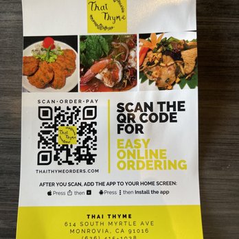 Thai Thyme - Excellent food with comfy dining experience, love it - Thai Near Me - Monrovia, California Thai Thyme - Excellent food with comfy dining experience, love it - Thai Near Me - Monrovia, California