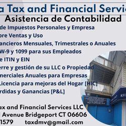 Andrea Tax and Financial Services - Asistencia de Contabilidad. Visitanos! Andrea Tax and Financial Services LLC 831 Capitol Avenue Bridgeport CT 06606