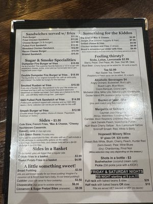 Menu photo 1 Sugar & Smoke Pittsfield, IL Menu photo 1 Sugar & Smoke Pittsfield, IL