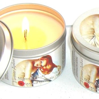 Renaud Naturals - Soy Massage Candle in Retro Tin - Cosmetics & Beauty Supply Near Me - Loveland, Colorado