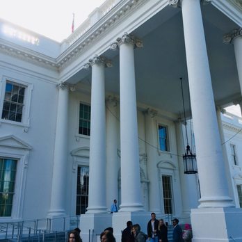 The White House - The back of the White House! (where you exit) - Landmarks & Historical Buildings Near Me - Washington, DC, District of Columbia