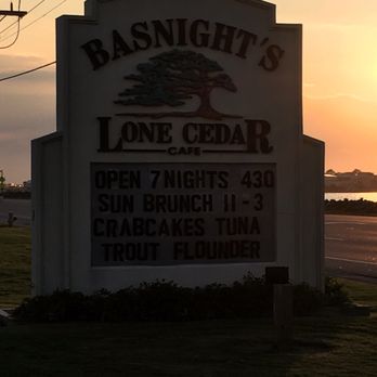Basnight's Lone Cedar Cafe - Street view - Seafood Near Me - Nags Head, North Carolina Basnight's Lone Cedar Cafe - Street view - Seafood Near Me - Nags Head, North Carolina