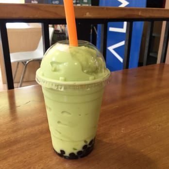 Aroma Coffee and Snacks - Avocado smoothie with boba. - Desserts Near Me - Milpitas, California