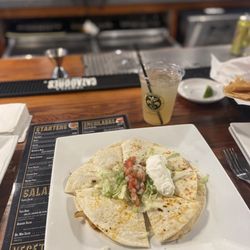 Shrimp quesadilla bites