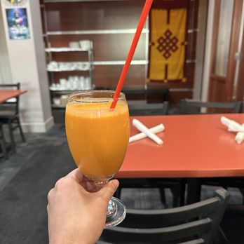 Indian-Nepali Kitchen - Mango lassi - IG @bougiefoodieboi - Indian Near Me - Seattle, Washington Indian-Nepali Kitchen - Mango lassi - IG @bougiefoodieboi - Indian Near Me - Seattle, Washington
