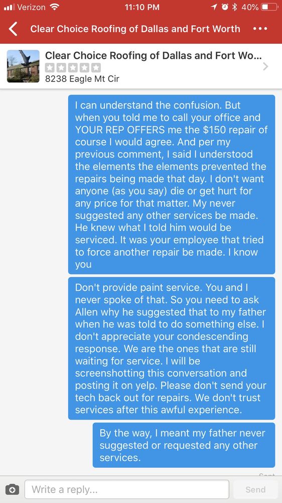 Slide of Clear Choice Roofing of Dallas and Fort Worth