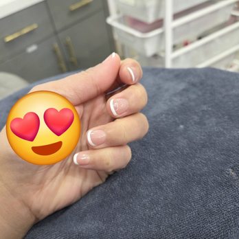 Bellagio Nails & Spa - Gel French tip! THANKS Emma. Loved it. First time at this place - Nail Salons Near Me - San Dimas, California Bellagio Nails & Spa - Gel French tip! THANKS Emma. Loved it. First time at this place - Nail Salons Near Me - San Dimas, California