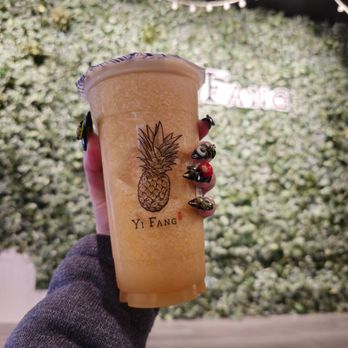 Yifang Taiwan Fruit Tea - Cantaloupe green tea - Bubble Tea Near Me - Alameda, California Yifang Taiwan Fruit Tea - Cantaloupe green tea - Bubble Tea Near Me - Alameda, California