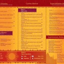 Bhaji - Tú eliges con que acompañar tu salsa curry favorita!