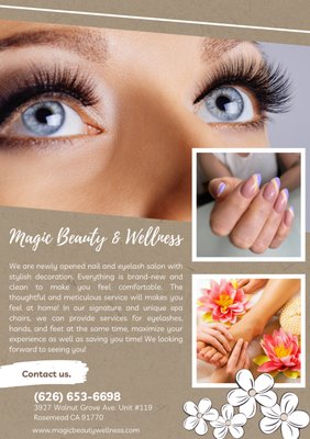 Halloween Specials - Treat yourself with our beauty and relaxing services. We have promos available during this month to make sure you can have your personal time to relax. O ur licensed and certified professionals provide with a uniquely customized experience. We are running 3 different promotions:
1) Gel Mani Special with Nail Art: $55
2) Gel X Mani Extensions with Nail Art: $89
3) Full Set 3D Hybrid Lash Extension: $79 Halloween Specials - Treat yourself with our beauty and relaxing services. We have promos available during this month to make sure you can have your personal time to relax. O ur licensed and certified professionals provide with a uniquely customized experience. We are running 3 different promotions:
1) Gel Mani Special with Nail Art: $55
2) Gel X Mani Extensions with Nail Art: $89
3) Full Set 3D Hybrid Lash Extension: $79