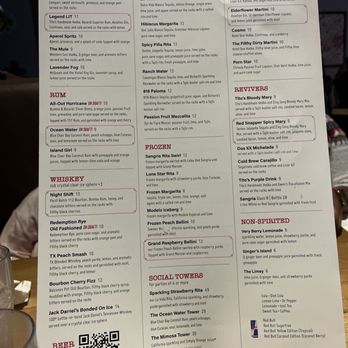 Sidecar Social - Menu side 1 - Sports Bars Near Me - Addison, Texas