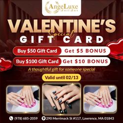 AngeLuxe Nail Bar - FALL IN LOVE WITH THE PERFECT GIFT AT ANGELUXE NAIL BAR