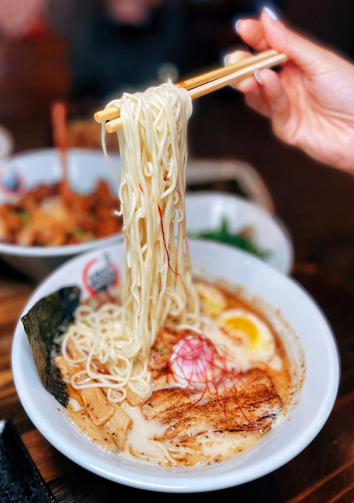 Food from Rakkii Ramen