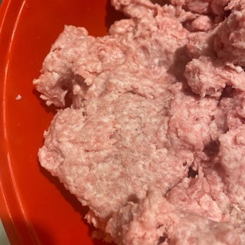White's Country Meats - ground beef in a red bowl - Meat Shops Near Me - Gresham, Oregon