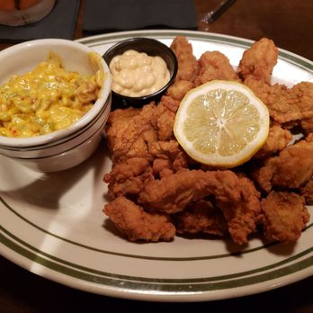 Willie Sue's - Fried clams with crawfish succotash side. - Bars Near Me - Sumter, South Carolina