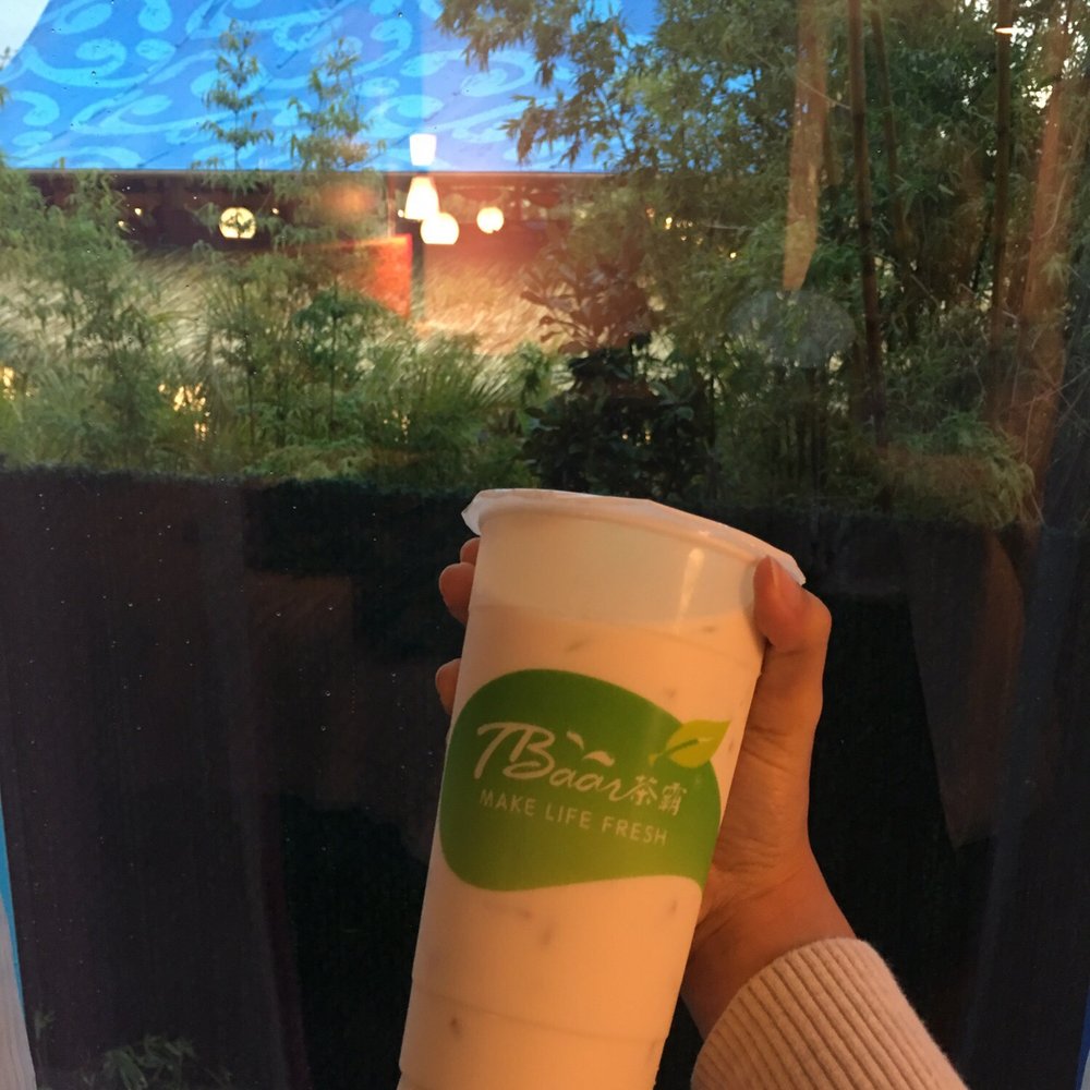 Tbaar - Milk green tea with aloe - Bubble Tea Near Me - Orlando, Florida Tbaar - Milk green tea with aloe - Bubble Tea Near Me - Orlando, Florida