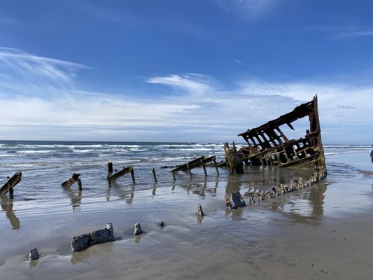 Wreck of the Peter Iredale by null