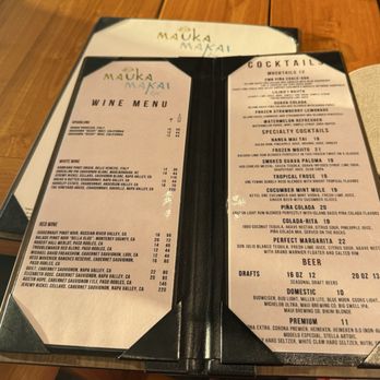 Mauka Makai - Drink Menu - Seafood Near Me - Lahaina, Hawaii Mauka Makai - Drink Menu - Seafood Near Me - Lahaina, Hawaii
