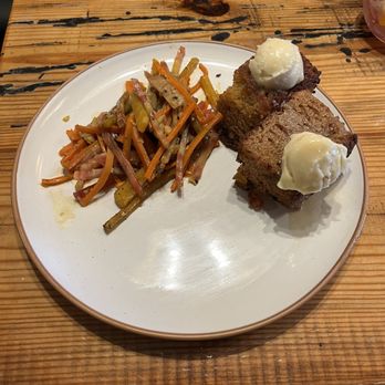 The Savory Grain - Side of Cornbread and Side of Root Vegetables - New American Near Me - Richmond, Virginia