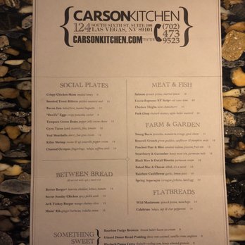 Carson Kitchen - New American Near Me - Las Vegas, Nevada