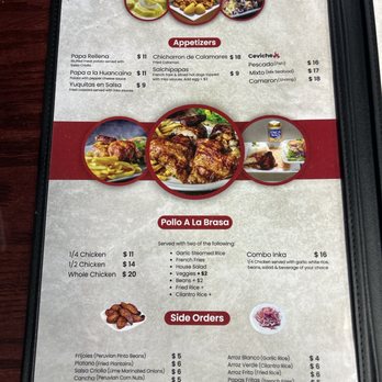 El Pollo Inka - Carson - Menu - Peruvian Near Me - Carson, California