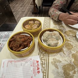 Fish ball, chicken feet, shumai Fish ball, chicken feet, shumai