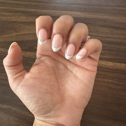 Acrylic French manicure