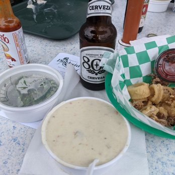 Tognazzini's Dockside - Amazing clam chowder and calamari...super yummo - Seafood Near Me - Morro Bay, California Tognazzini's Dockside - Amazing clam chowder and calamari...super yummo - Seafood Near Me - Morro Bay, California