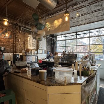 TrueNorth Cafe Hyde Park - a man sitting at the counter - Coffee & Tea Near Me - Chicago, Illinois TrueNorth Cafe Hyde Park - a man sitting at the counter - Coffee & Tea Near Me - Chicago, Illinois
