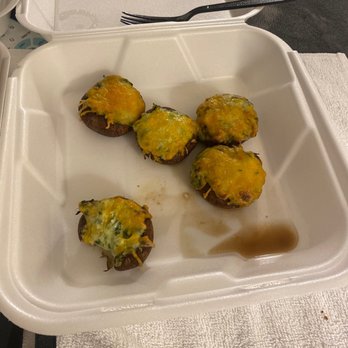 Summit Restaurant - Stuffed mushrooms.... also not great... - Breakfast & Brunch Near Me - Lander, Wyoming