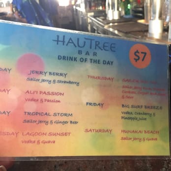 Hau Tree Bar - Drink specials - Local Flavor Near Me - Honolulu, Hawaii Hau Tree Bar - Drink specials - Local Flavor Near Me - Honolulu, Hawaii