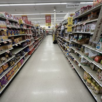 Food Lion - a wide aisle of food items - Grocery Near Me - Winston-Salem, North Carolina