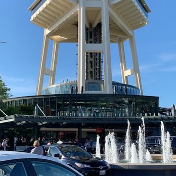 Space Needle - The Space Needle from the bottom - Landmarks & Historical Buildings Near Me - Seattle, Washington Space Needle - The Space Needle from the bottom - Landmarks & Historical Buildings Near Me - Seattle, Washington