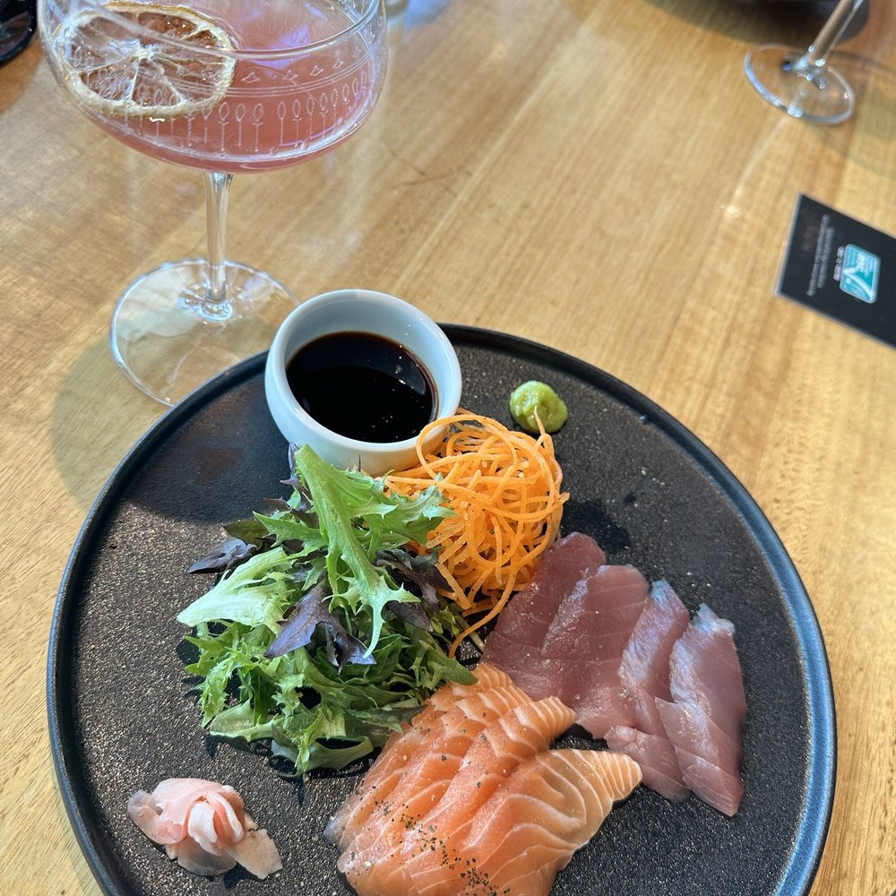 Pearl + Co - Sashimi with salmon and tuna...tender and amazing! - Cocktail Bars Near Me - Hobart, TAS Pearl + Co - Sashimi with salmon and tuna...tender and amazing! - Cocktail Bars Near Me - Hobart, TAS