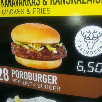 Kauppatori - Reindeer burger not as pictured. Tasted just like McDonald's. Not worth the price. - Farmers Market Near Me - Helsinki, 18