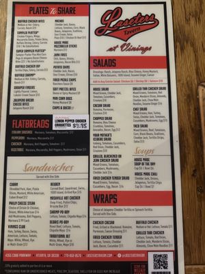 Menu photo 2 Laseters Tavern at Vinings Atlanta, GA