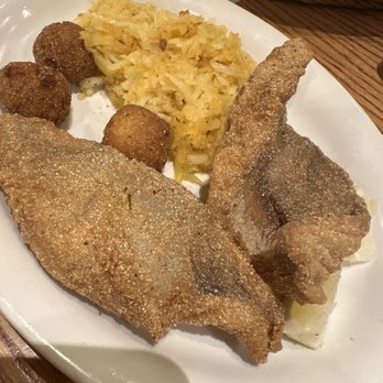 Cracker Barrel Old Country Store - U.S. Farm-Raised Fried Catfish - 2 Pieces - Breakfast & Brunch Near Me - West Palm Beach, Florida Cracker Barrel Old Country Store - U.S. Farm-Raised Fried Catfish - 2 Pieces - Breakfast & Brunch Near Me - West Palm Beach, Florida