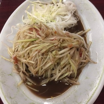 Asian Cafe - Papaya Salad!!! - Thai Near Me - Sacramento, California