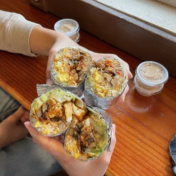 Ali Baba - veggie breakfast burrito - Middle Eastern Near Me - Davis, California