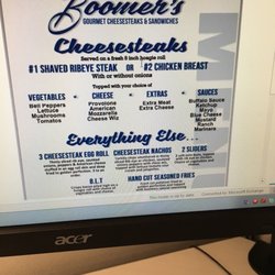 Boomers Gourmet Cheese Steaks and Sandwiches