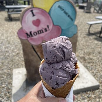 Mom's Ice Cream - 'Single' waffle cone - Ice Cream & Frozen Yogurt Near Me - Shipshewana, Indiana Mom's Ice Cream - 'Single' waffle cone - Ice Cream & Frozen Yogurt Near Me - Shipshewana, Indiana