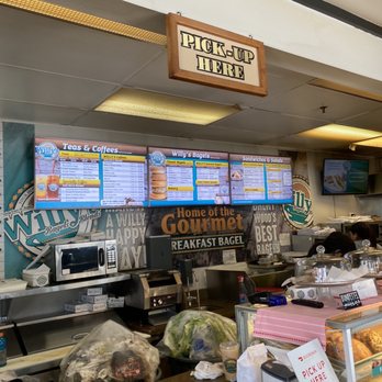 Willy's Bagels & Blends - Menu Prep counter - Coffee & Tea Near Me - Brentwood, California Willy's Bagels & Blends - Menu Prep counter - Coffee & Tea Near Me - Brentwood, California