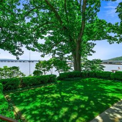 Osha Ruah : Shining Spirit - The outdoor yoga studio at Osha Ruah : Shining Spirit in Nyack, NY.