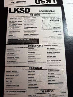 Menu photo 1 The LKSD Downey, CA Menu photo 1 The LKSD Downey, CA